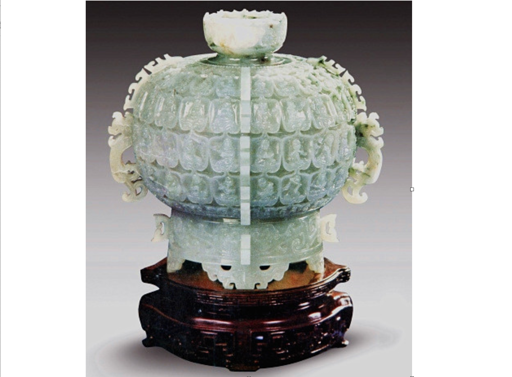 中国 玉石白玉彫刻 玉皿 玉器 V 2840E-