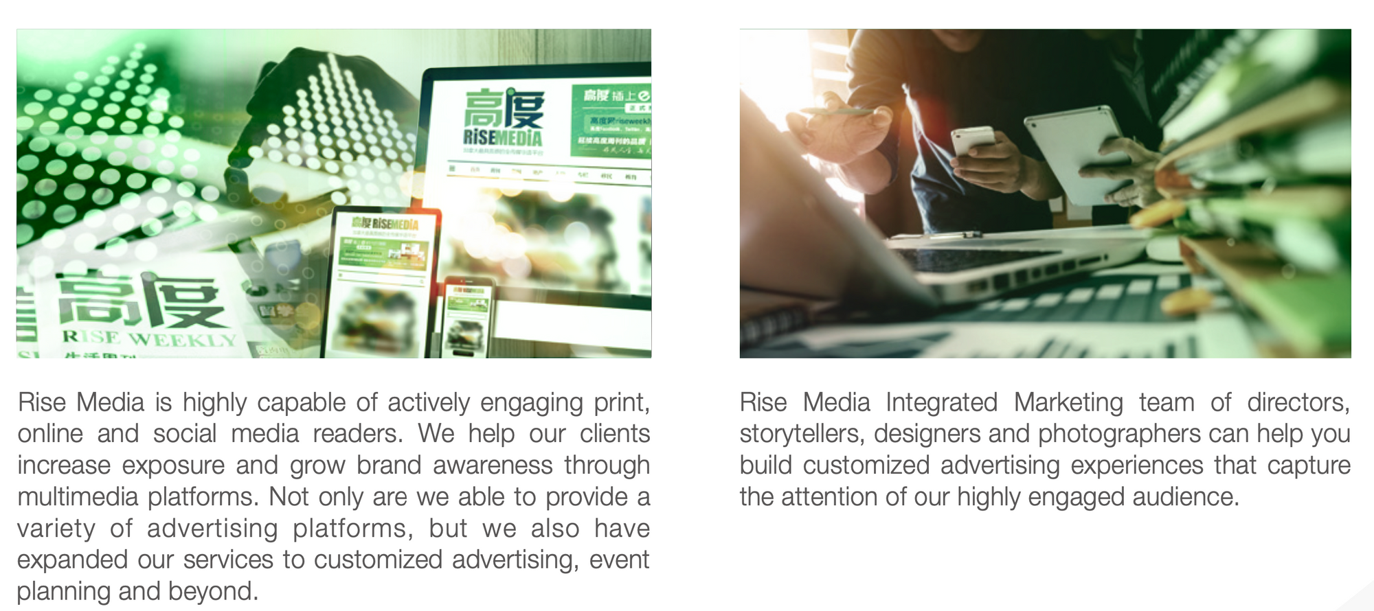 Rise Media - Our Competitive Advantage