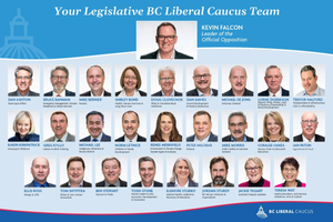 BC自由党宣布影子内阁成员名单