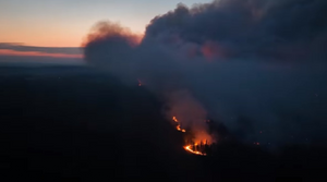 多地森林山火失控