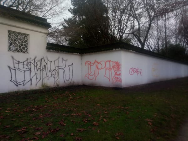 温哥华中山公园再遭大面积损毁！又是冲着华人来的？