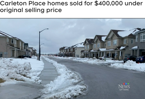加拿大开发商打五折卖新房