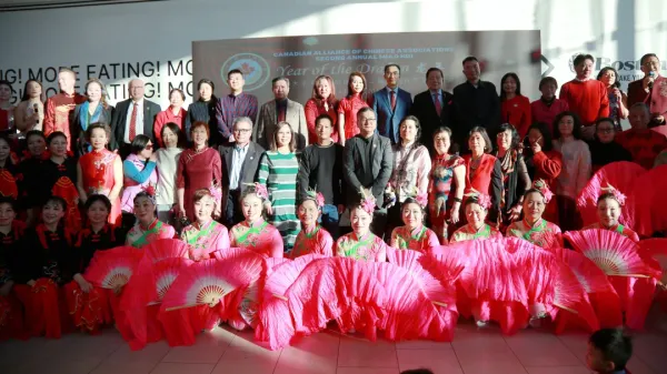 华人社团联席会第二届春节庙会红红火火迎龙年